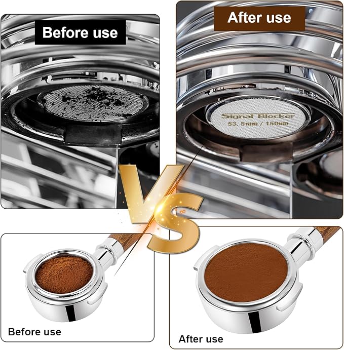 54mm Espresso Dosing Funnel & 53.5mm Puck Screen - Image 5