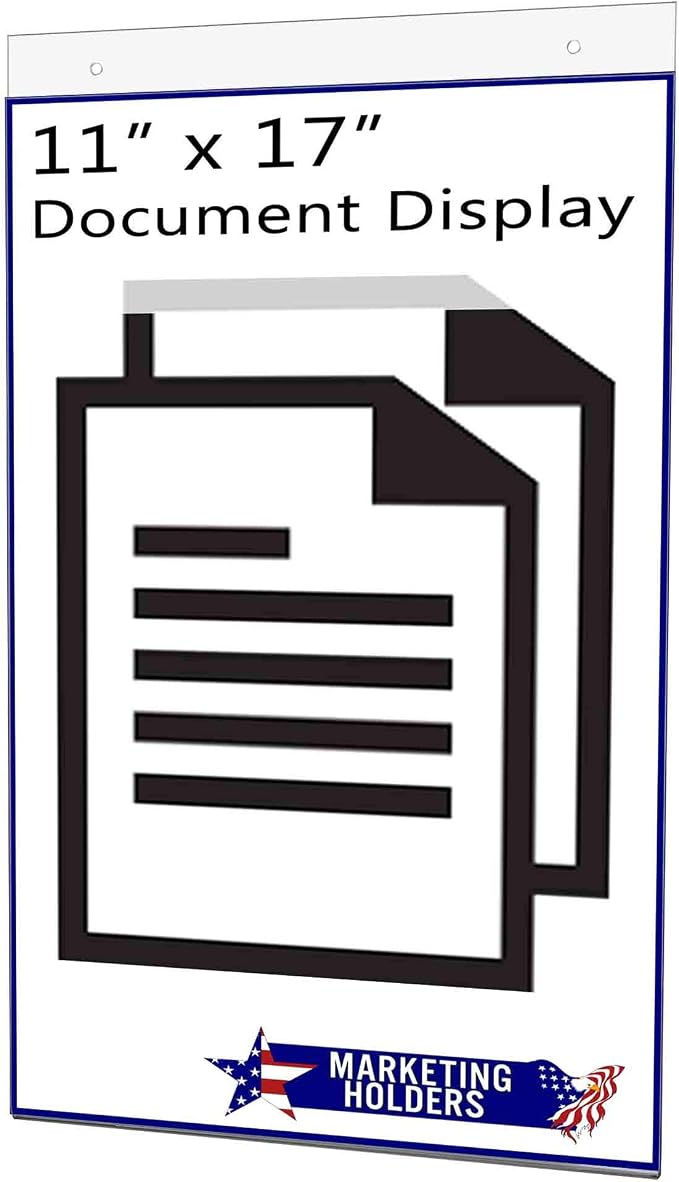 10 Pack Wall Sign Holder 11" x 17" Ad Frame - Image 4