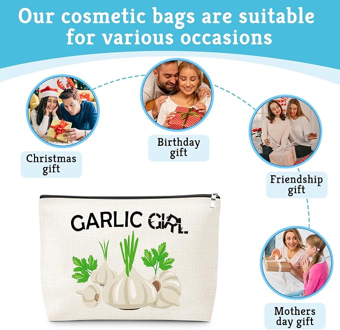 Garlic Gifts Vegetarian Makeup Bag Gift - Image 7