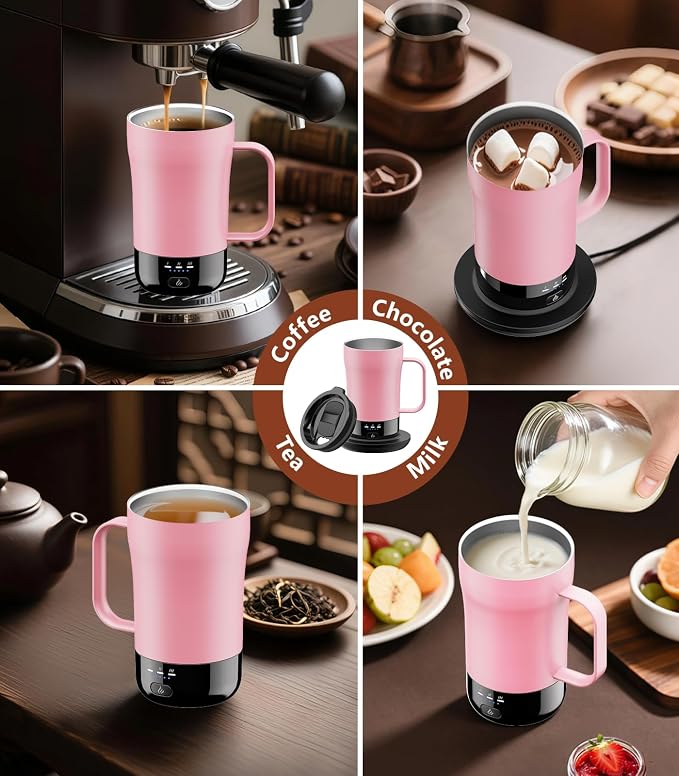 Self-Heating Coffee Mug, 14oz Heated Coffee Mug - Image 8