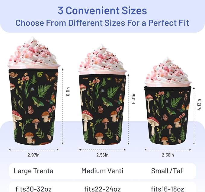 Iced Coffee Sleeve Reusable Cup Sleeves - Image 3