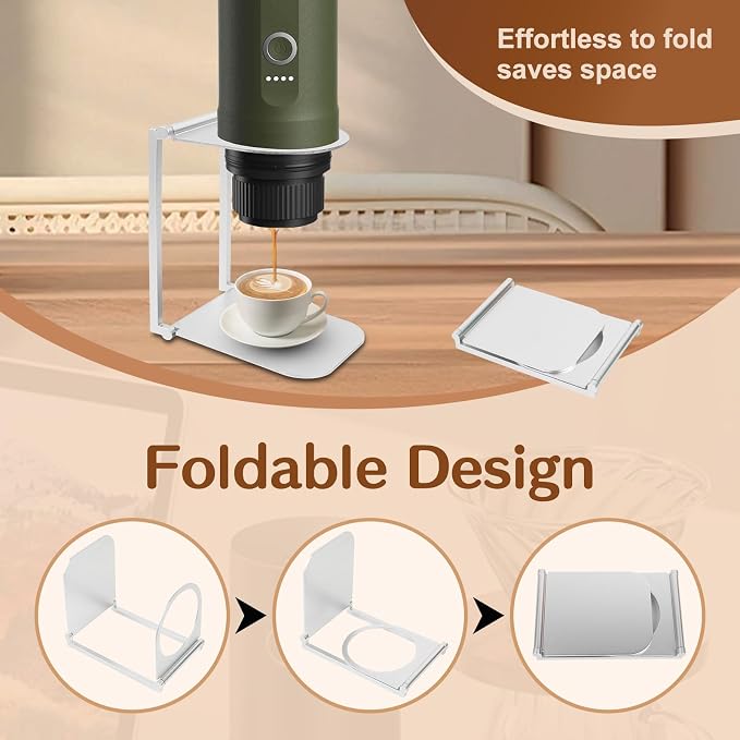 Stand Compatible with Outin Nano – Portable Foldable Coffee Maker Stand with - Image 6