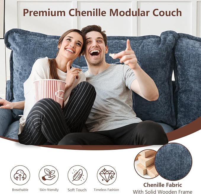 Modular Sectional Sofa, Cloud Couch - Image 6