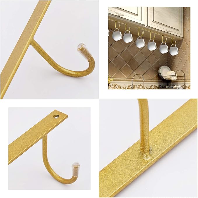 MOCOUM Under Cabinet Metal Mug Holder - Image 4