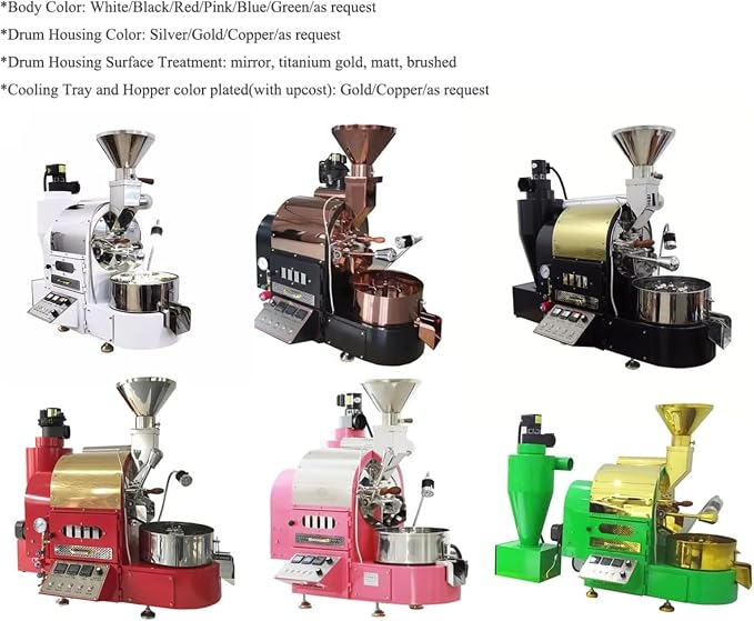 Large Capacity Coffee Roaster Machine Heavy Duty Drum Coffee Bean Roaster - Image 6