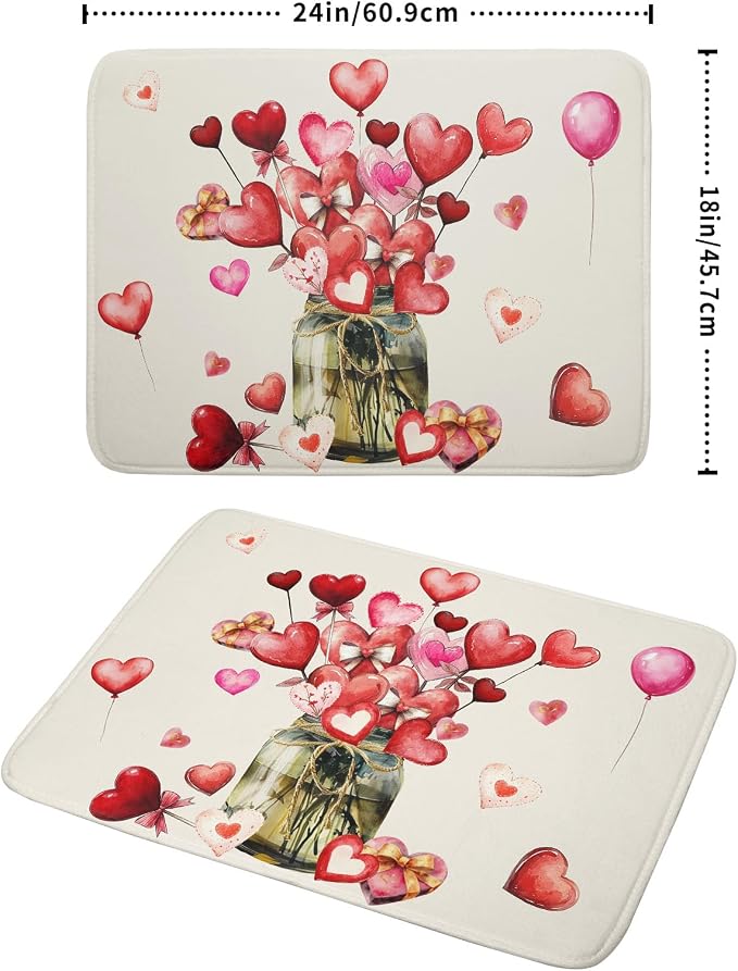 Valentine's Day Dish Drying Mat - Image 2