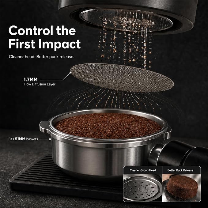 51mm Espresso Accessories Kit, Coffee Distributor & Tamper Leveler - Image 6