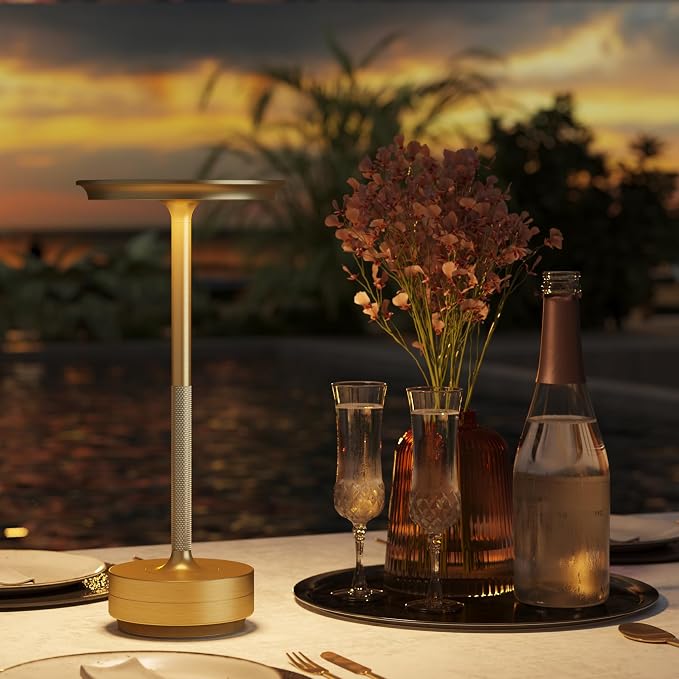Cordless Rechargeable Table Lamp, LED Portable Touch Battery Table Lights - Image 4