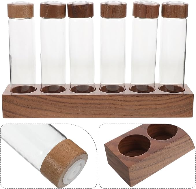 BESTOYARD Glass Coffee Bean Storage Tubes - Image 8