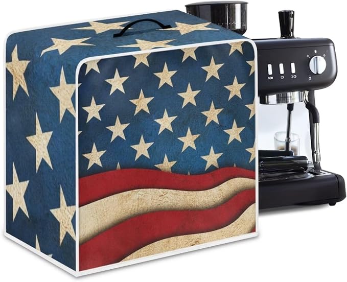 American Flag Coffee Maker Cover Coffee Machine Dust Cover Stain Resistant - Image 4