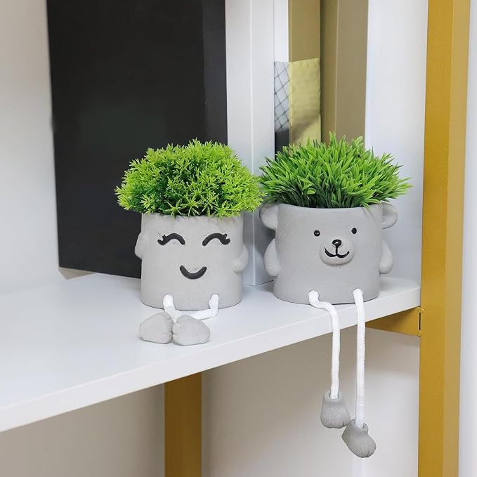 MAKHOT 2pcs Cute Artificial Succlent Plants - Image 2
