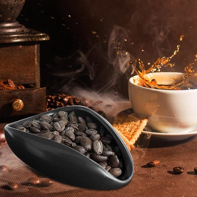 Coffee Bean Cup Measuring Bowl Ceramics Multifunctional Accessory Cupping Tray - Image 5