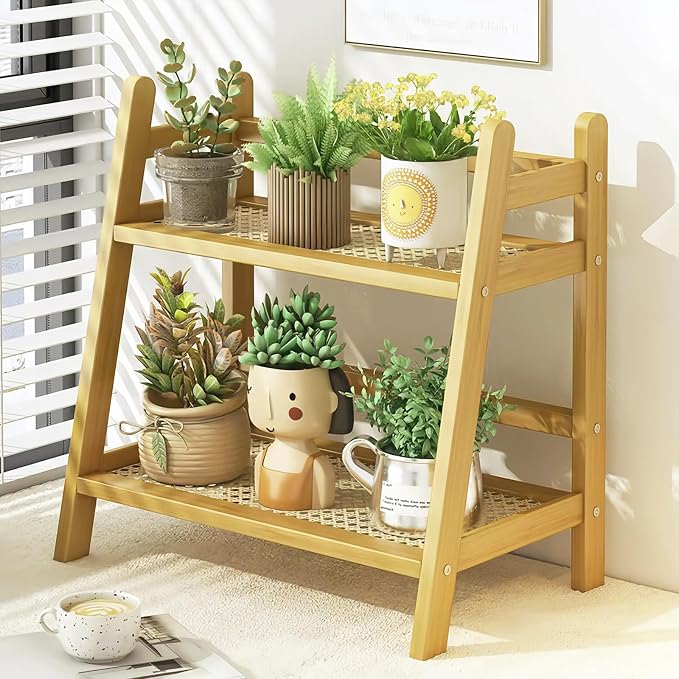 Narrow Mug Holder Countertop, Tea and Coffee Bar Station Organizer, Bamboo - Image 7