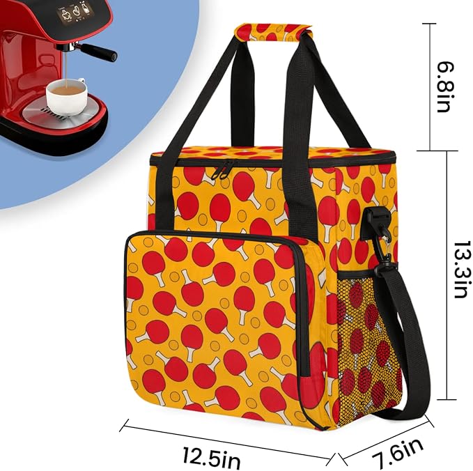 Ping Pong Coffee Maker Travel Bag, Ping Pong Large Carrying Storage Case - Image 2