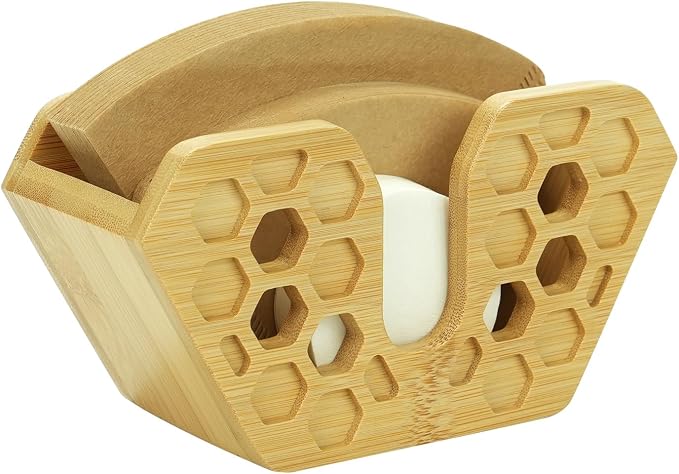 Bamboo Coffee Filter Holder by Unknown