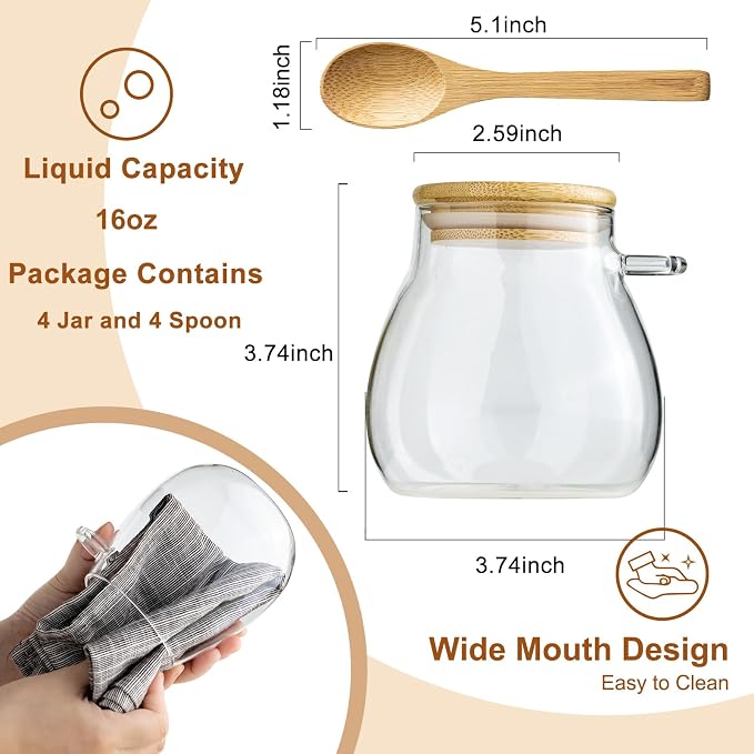 Airtight Glass Food Storage Jars - Image 2