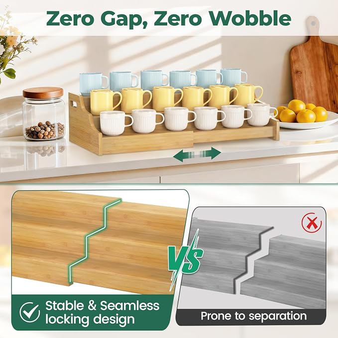 EsLuker.ly Coffee Mug Cup Holder Rack - Image 2