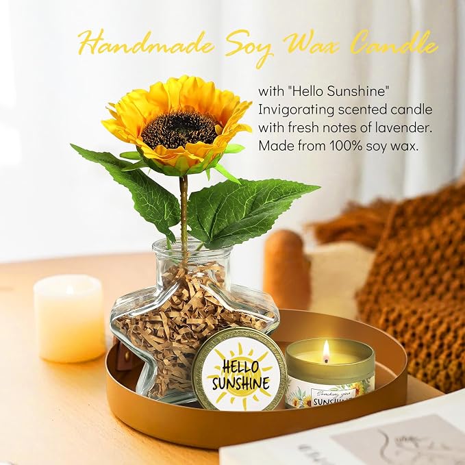 Birthday Gifts for Women Sunflower Gifts Get Well Soon, Sending Sunshine Gift - Image 5