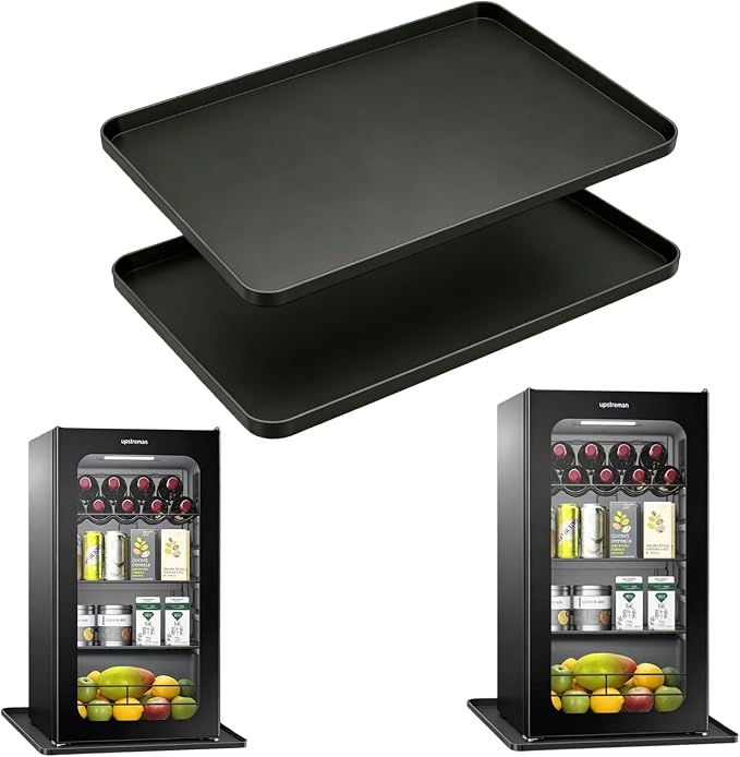 Mini Fridge Mat, 19.7x19.7x0.6 Inch Silicone Protective Drip Tray by Unknown