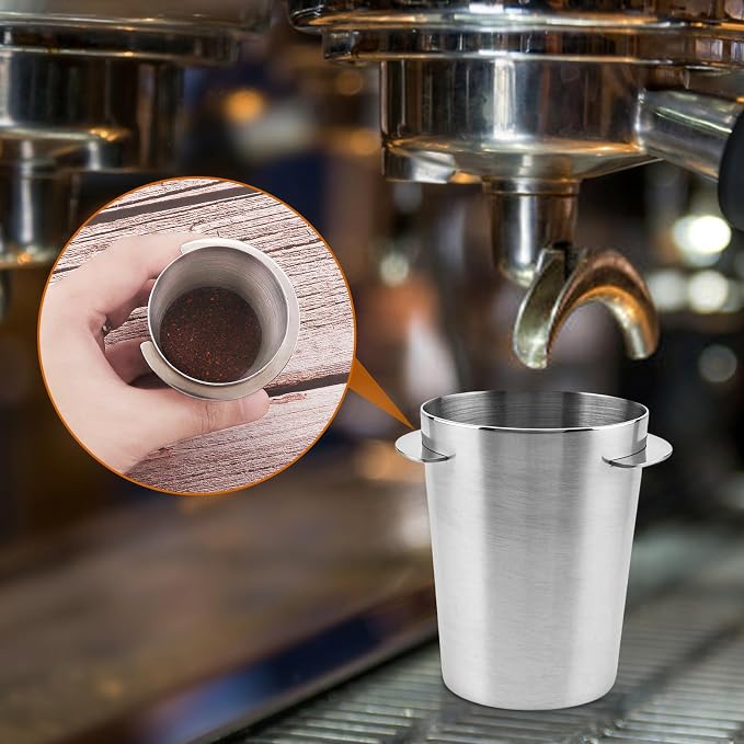 2PCS Coffee Dosing Cup 51mm, Stainless Steel Espresso coffee Dosing Cup - Image 3