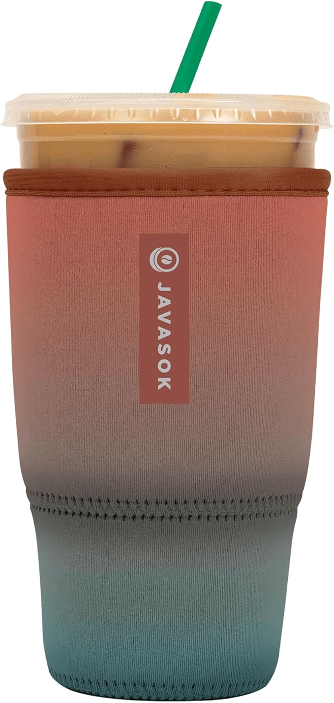 Sok It JavaSok Iced Coffee & Cold Soda Insulated Neoprene Cup Sleeve by SokIt