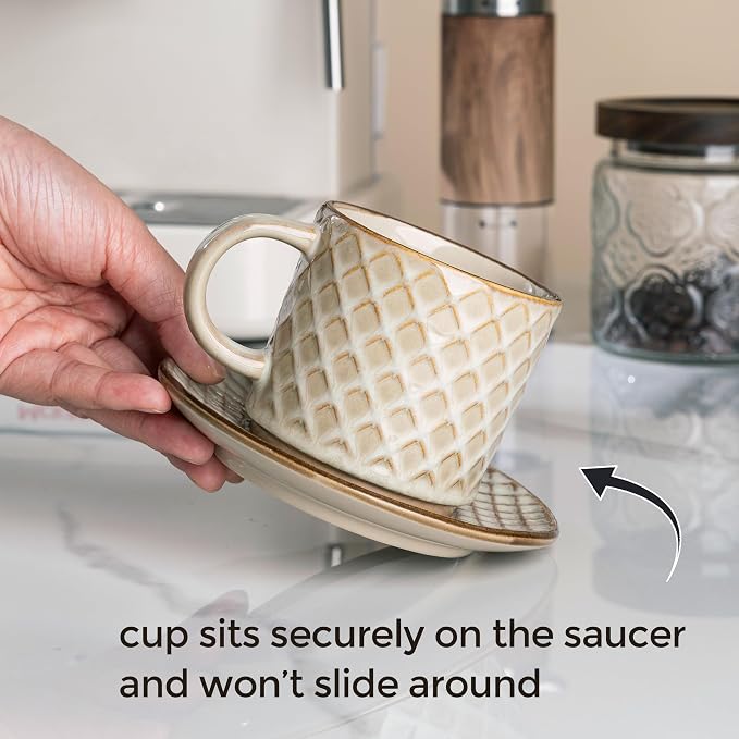 GBhome 6OZ Stackable Coffee Mugs - Image 4
