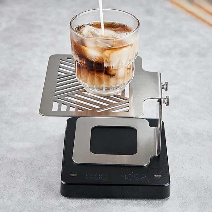 Coffee Scale Stand Portable Adjustable Weighing Rack Holder Sturdy Stainless - Image 4