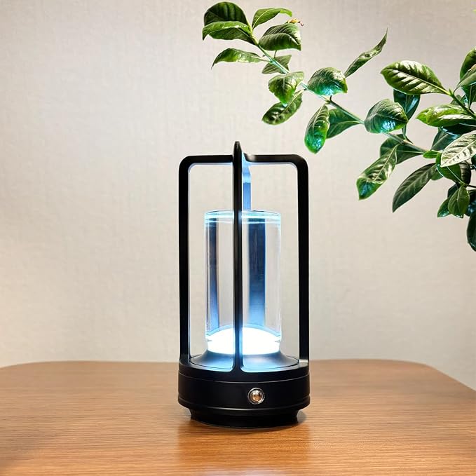 Portable Metal Table Lamp, 4000 mAh Outdoor Table Lights Rechargeable, 3 Color - Image 8