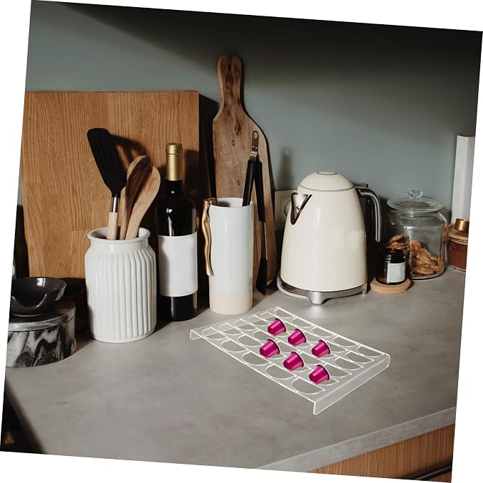ARTIBETTER 30grids Acrylic Coffee Capsule Rack Organizer - Image 2