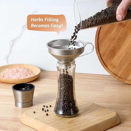 Aozita 18/8 Stainless Steel Spice Funnel - Image 5
