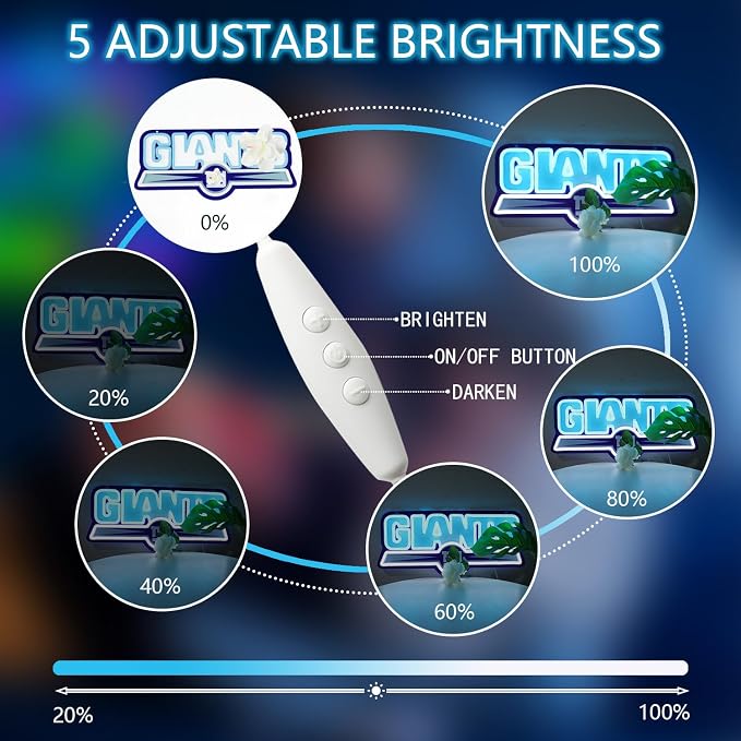 New York Football Neon Signs for Wall Decor Neon Lights for Business Led Signs - Image 4