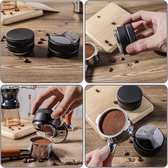 51mm Coffee Dispenser and Tamper, Espresso Accessories, Coffee Bistributor - Image 8