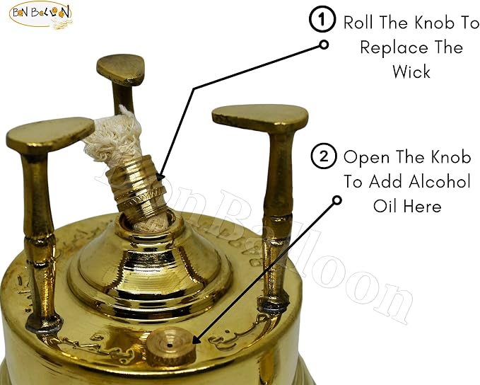 Al Bramony Brass Greek Turkish Coffee Maker Burner Table Top Tabletop - Image 5