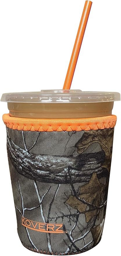Iced Coffee Sleeve, Insulated Neoprene Cup Sleeve, Fits a 16 Oz. Coffee Cup by Koverz
