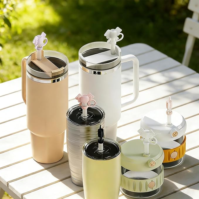 Straw Toppers Covers for 40 30oz Stanley Tumblers, Reusable & Dust-Proof Straw - Image 6