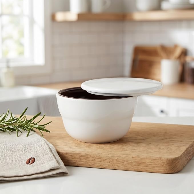 ibasenice 2 Set Ceramic Coffee Tasting Bowl, 200ml/6.8oz Small Bowls - Image 5