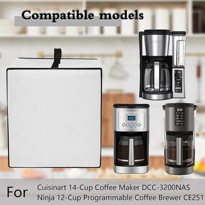 Coffee Maker Cover for NInja Coffee Maker, Heavy Duty Coffee Maker Cover for - Image 2