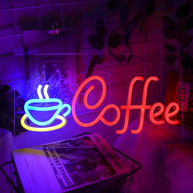 Coffee Neon Signs for Wall Decor Led Lights for Coffee Bar Led Sign Room Decor - Image 3