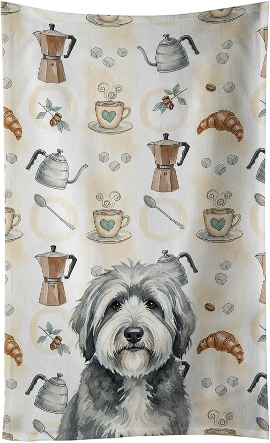 Caroline's Treasures Gray and White Old English Sheepdog Coffee Bar Kitchen by CarolinesTreasures