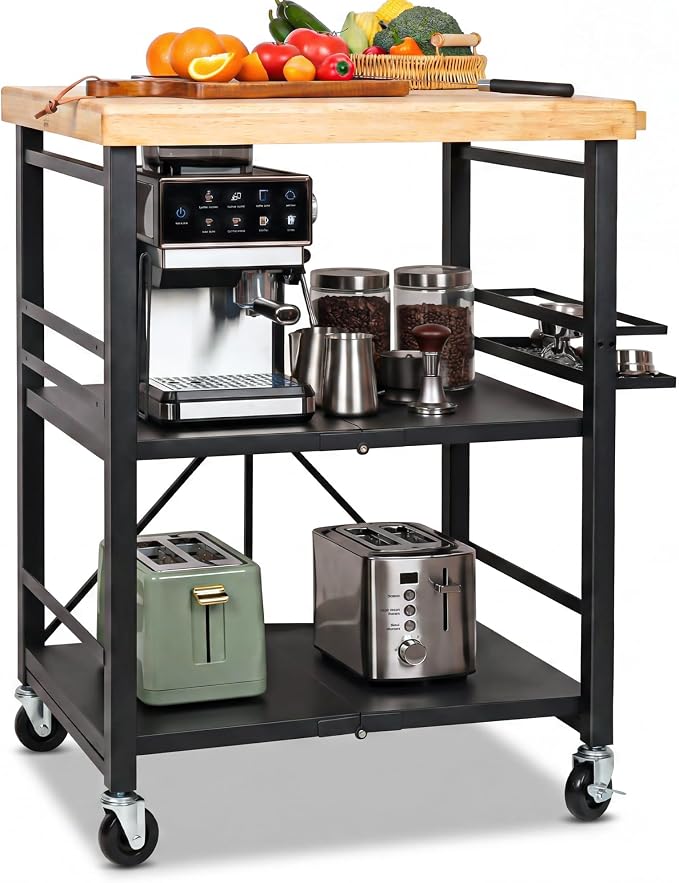 Mythinglogic Foldable Kitchen Cart by Mythinglogic