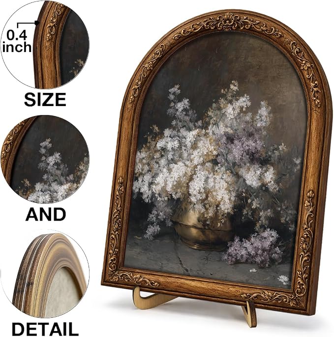 French Country Floral Wall Art Sign - Image 3