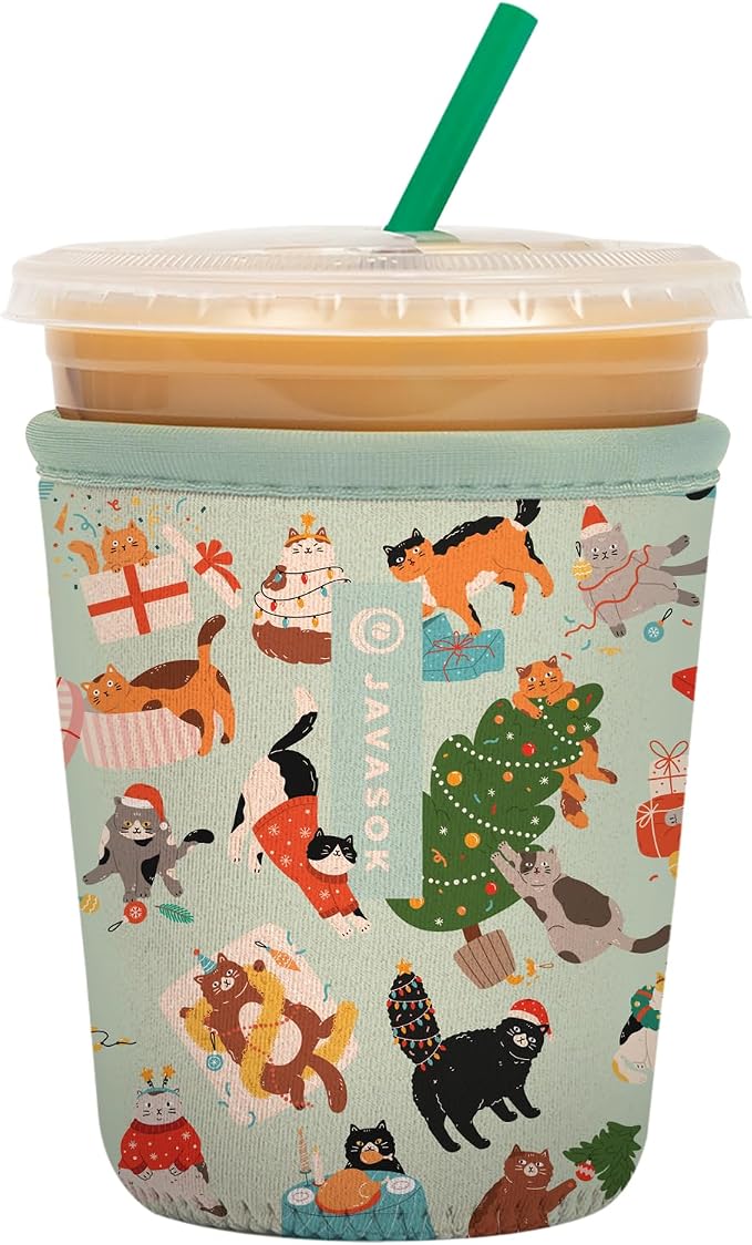 Sok It JavaSok Iced Coffee & Cold Soda Insulated Neoprene Cup Sleeve by SokIt