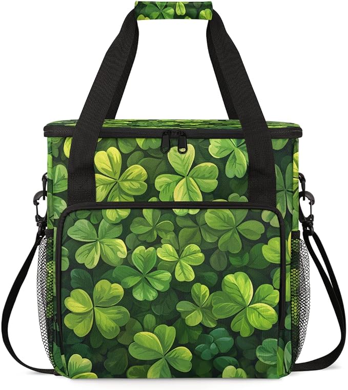 St.Patrick's Day Coffee Maker Travel Bag, Portable Storage Tote Bag by Cmizedevise