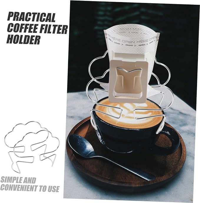 Coffee Cone Filter Holder Stand Filter Bag Holder Drip Bag Rack Stand High - Image 5