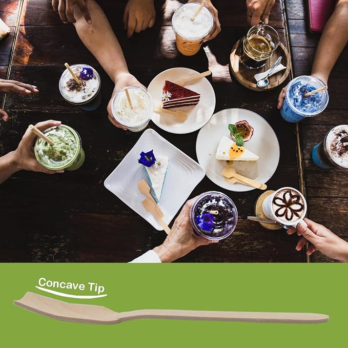200 Pcs Wooden Ice Cream Spoons - Image 6