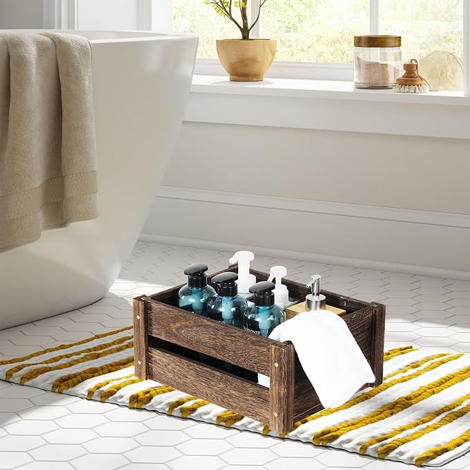 Wooden Crates, Farmhouse Wood Crate - Image 9