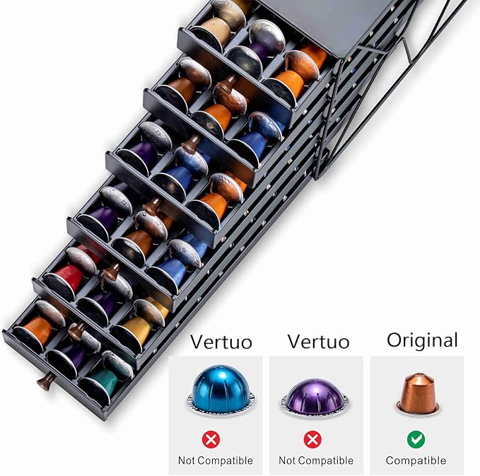 ZCDCP Coffee Pod Holder, 6 Tiers Coffee Pod Drawer - Image 4