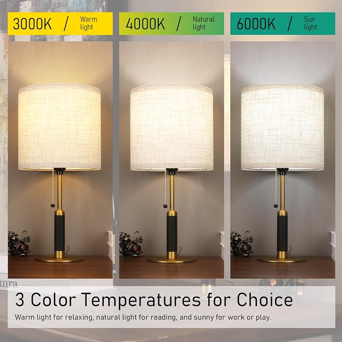 18.9" Mid Century Bedside Table Lamp - Image 5