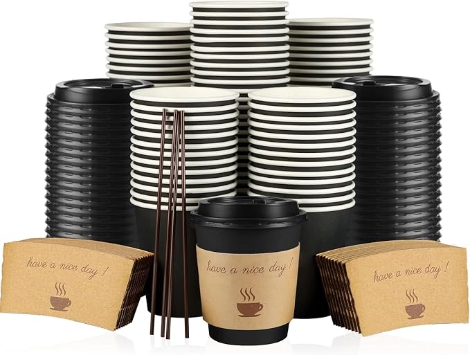 Clawsoff 100 Pack 10 oz Coffee Cups by BuyNow