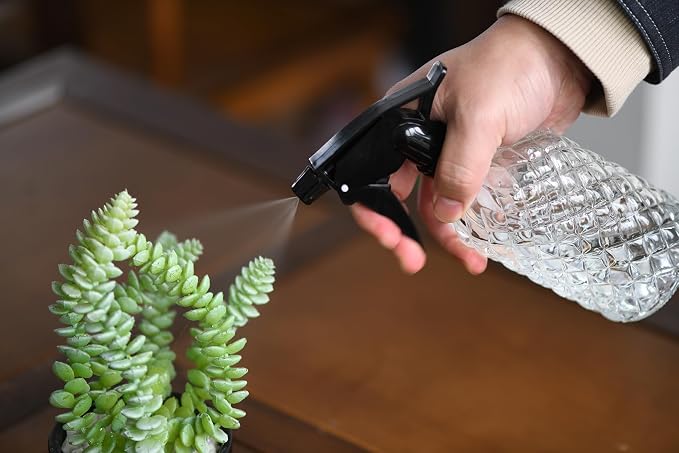 Glass Handheld Spray Bottle - 12oz Refillable Bottle ，Adjustable Nozzle - Image 6